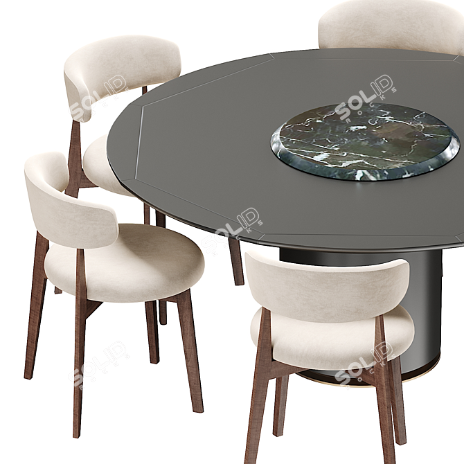 Modern Calligaris Talks Dining Table 3D model image 1