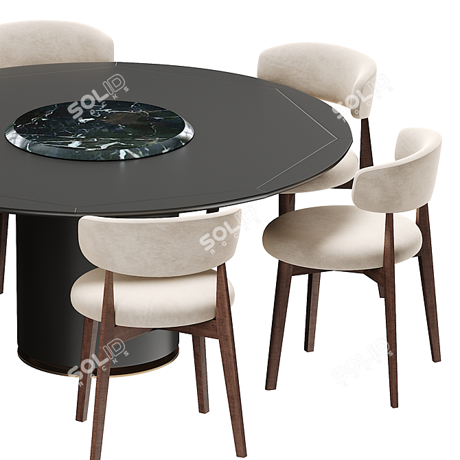 Modern Calligaris Talks Dining Table 3D model image 2