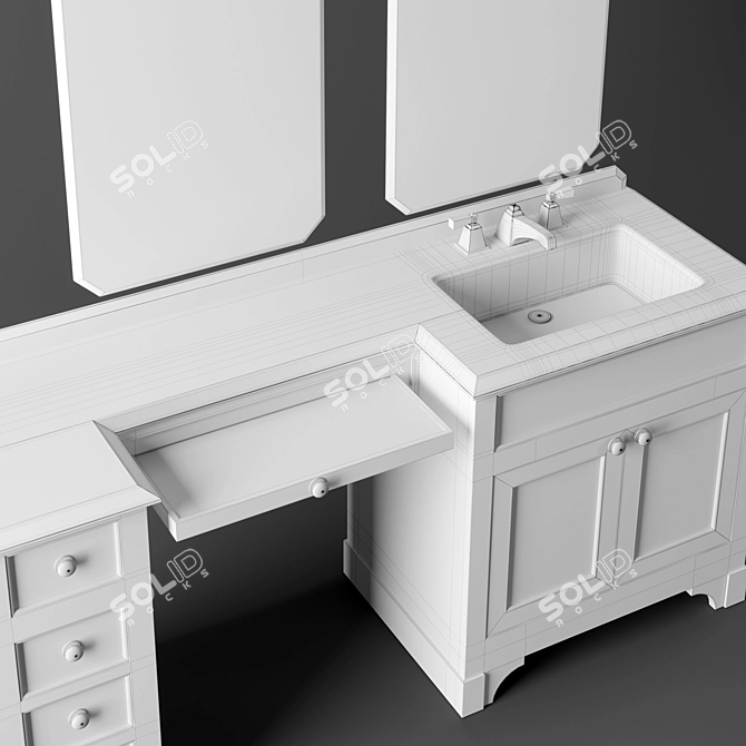 Season Vanity Mobile Portalavabo by Devon & Devon 3D model image 3