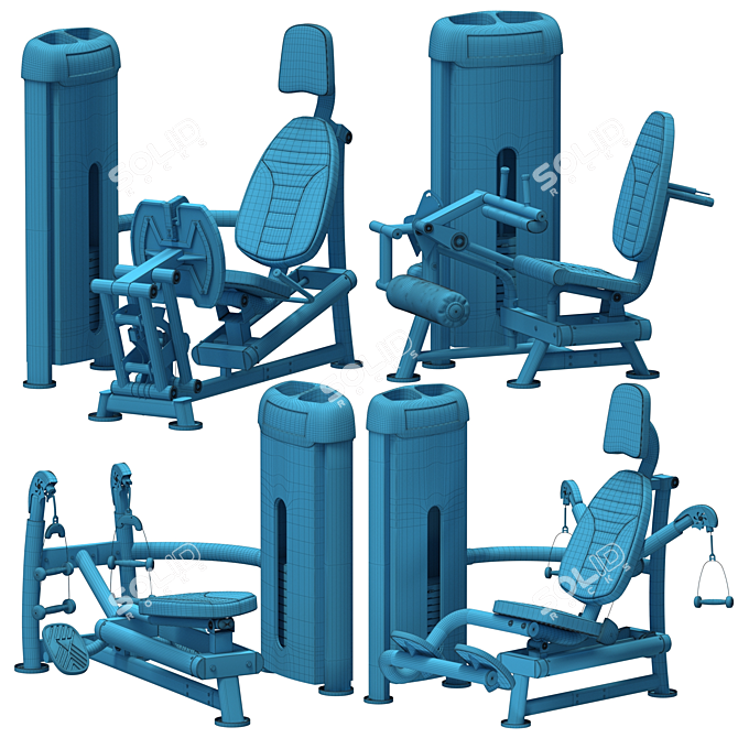 Tuffstuff-inspired Gym Equipment 3D model image 5