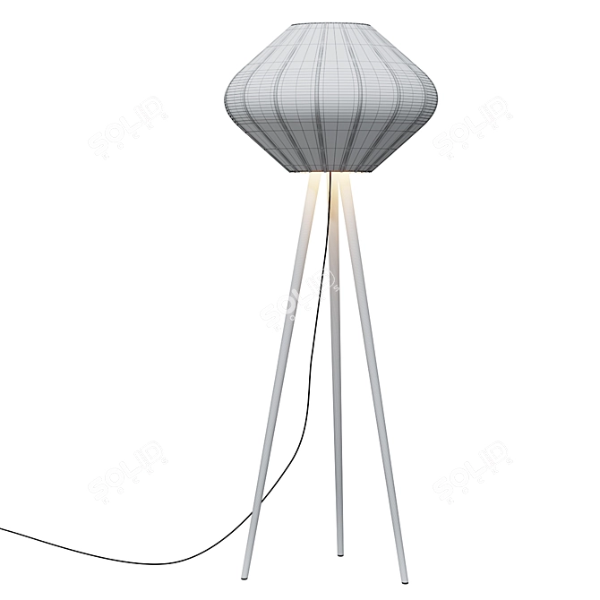 Starling Lantern Floor Lamp 3D model image 2