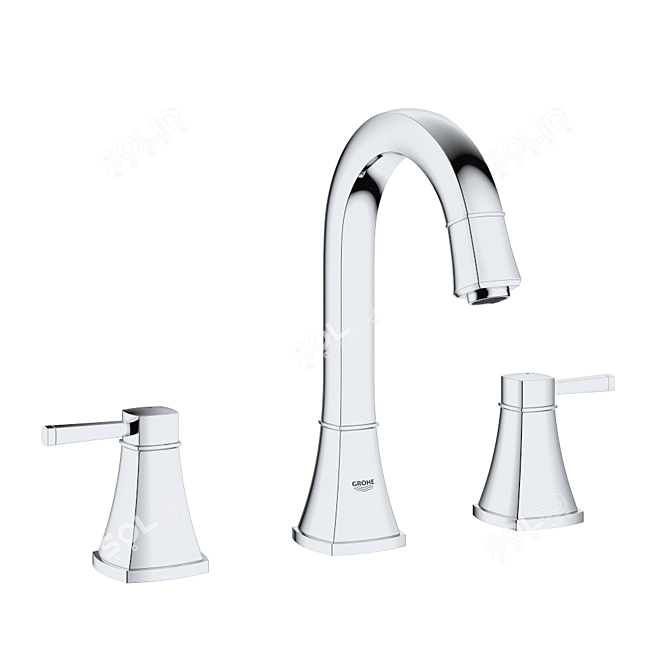 Grandera Mixer Taps Set 3D model image 2