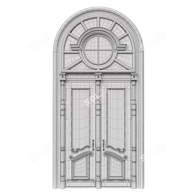 Classic 3D Door - 1800mm x 4300mm 3D model image 7