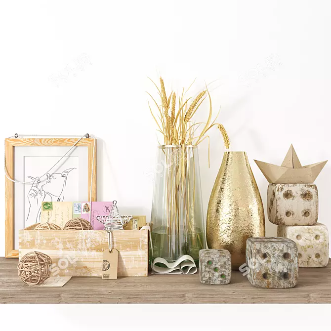 Elegant Decor Set: FE0087 3D model image 1