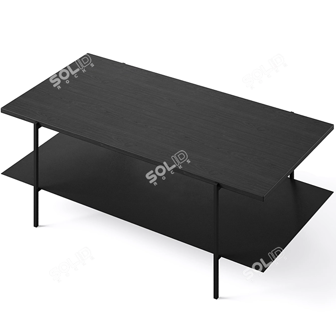 Angus Coffee Table by Actona: Sophistication and Style 3D model image 2