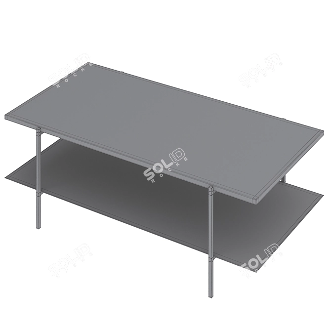 Angus Coffee Table by Actona: Sophistication and Style 3D model image 3