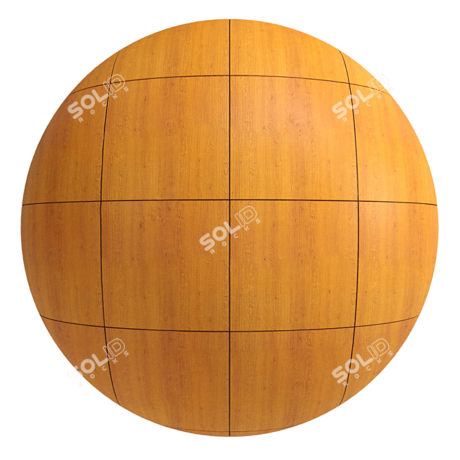 4K Wood Panel Materials: PBR SBSAR 3D model image 3