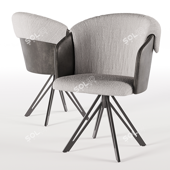 Duke Armchair: Cozy & Stylish 3D model image 2