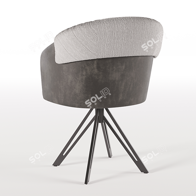 Duke Armchair: Cozy & Stylish 3D model image 4