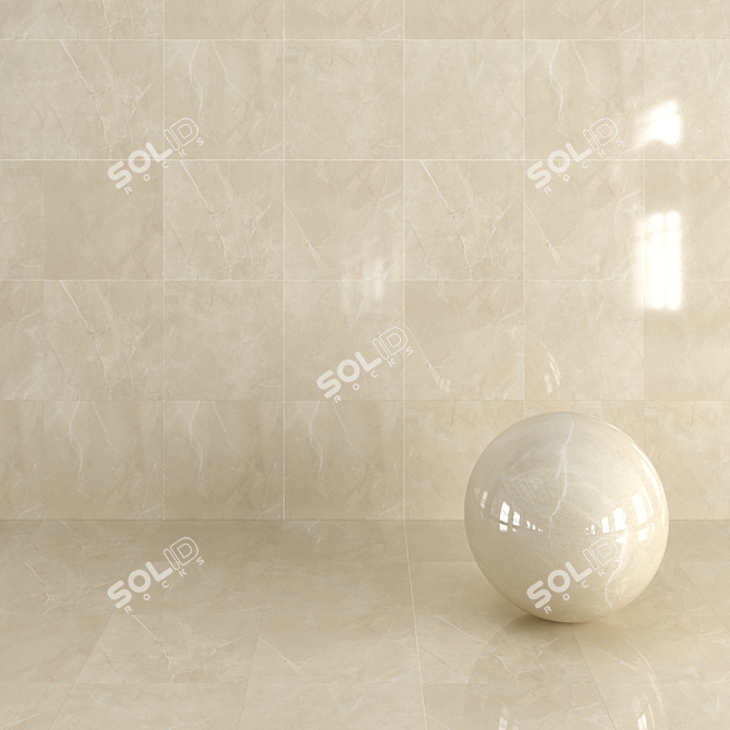 Pulpis 60x60: HD Texture Wall & Floor 3D model image 1