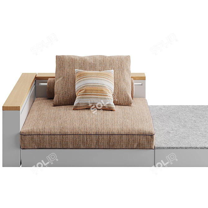 Flexform Freeport Outdoor Sofa - Modern, Stylish and Durable 3D model image 7
