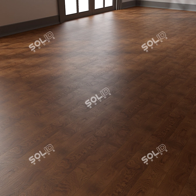 Seamless Wood Parquet: Diesel Living | 2 Types | 8192x4096 3D model image 4