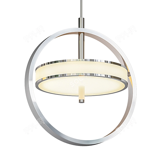 Elegant 6" LED Pendant: Elan Metro 3D model image 1