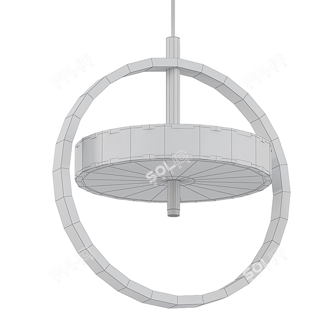 Elegant 6" LED Pendant: Elan Metro 3D model image 2