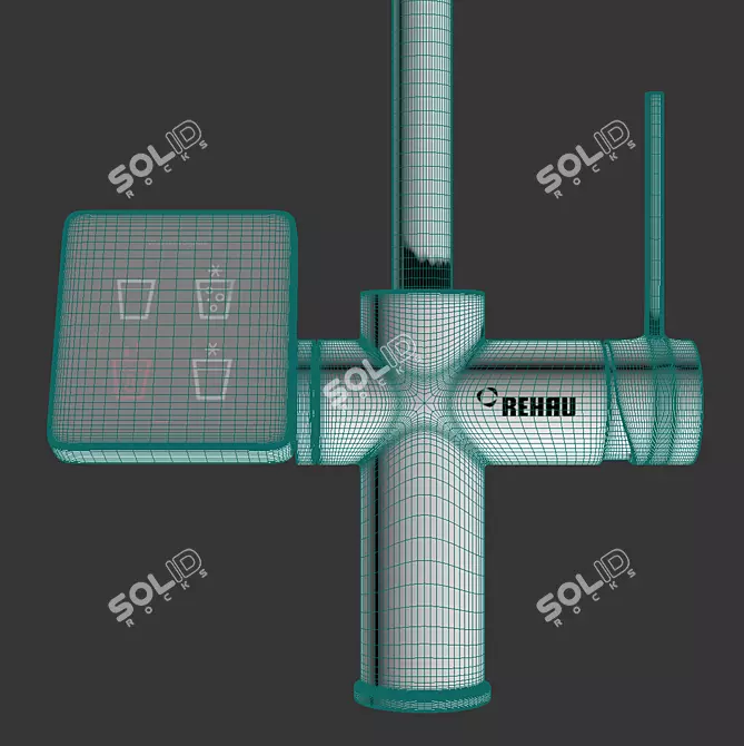 REHAU RE.SOURCE: Premium Stainless Steel Mixer 3D model image 19