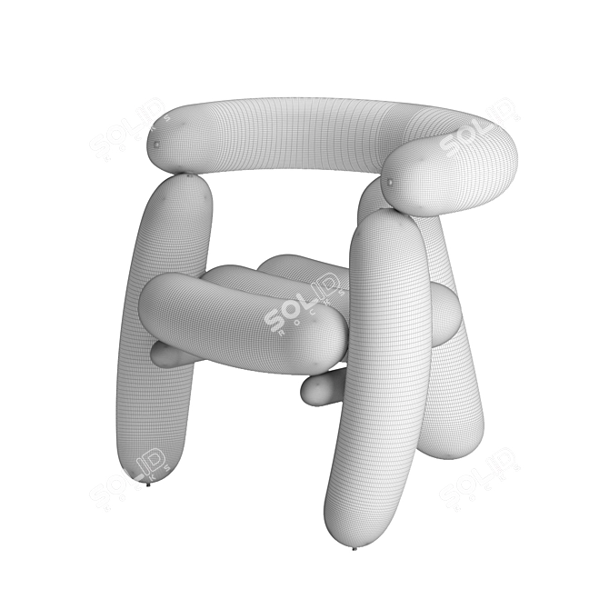 Innovative Blow Armchair: Future Perfect 3D model image 5