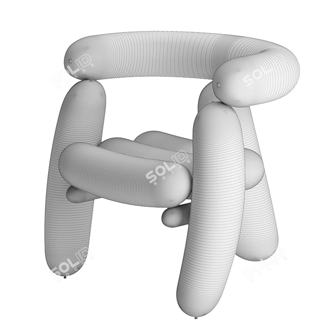 Innovative Blow Armchair: Future Perfect 3D model image 8