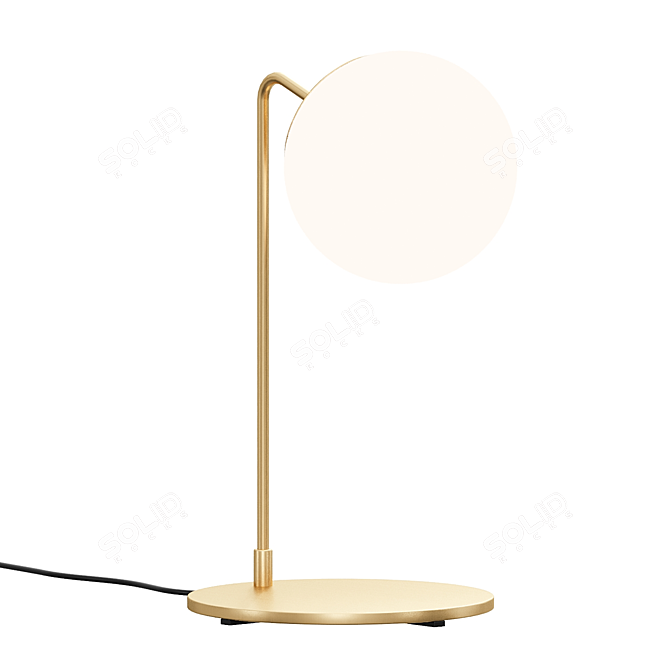 Title: Sleek Modo Desk Lamp 3D model image 2