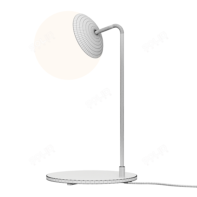 Title: Sleek Modo Desk Lamp 3D model image 3