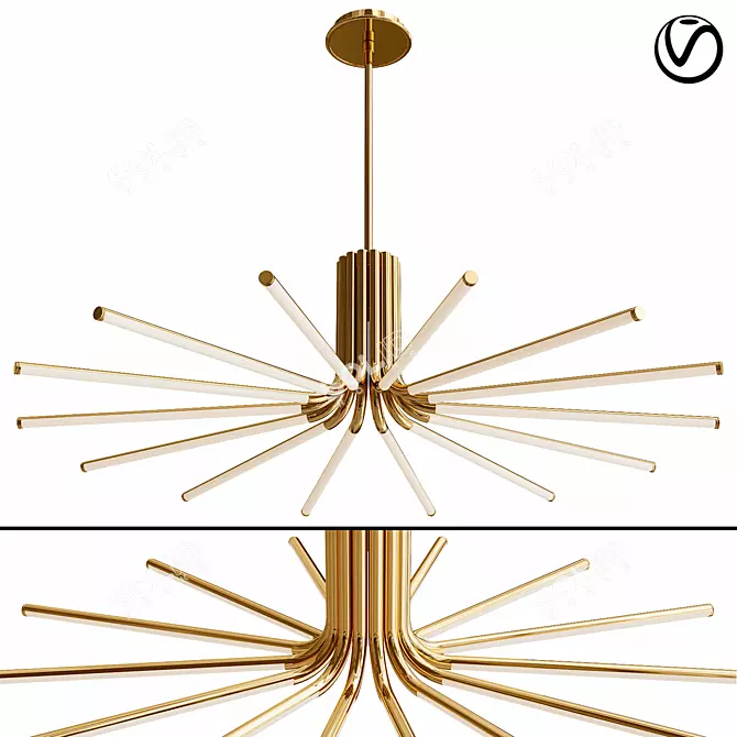 Modern Illy Lamp Pendant 3D model image 1