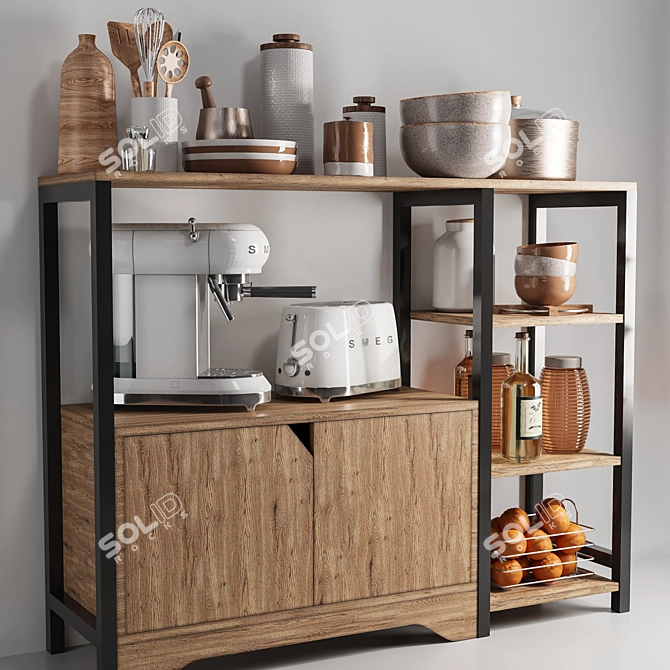 Kitchen Essentials: High-Quality 3D Models 3D model image 3