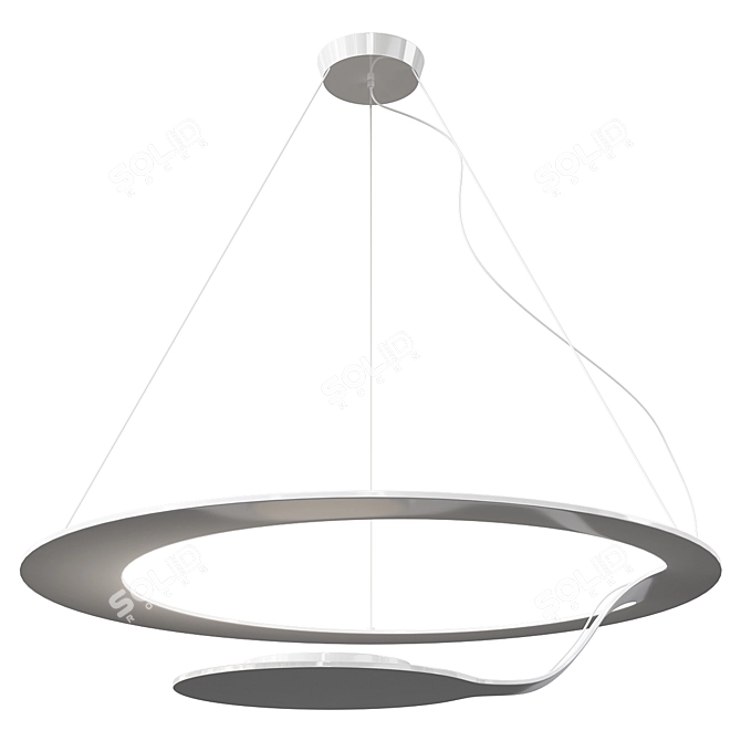 Glu Chandelier: Elegant Illumination for Modern Spaces 3D model image 1