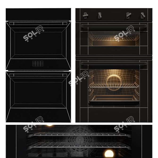 Premium Built-In Ovens by Bosch, Neff & Kitchenaid 3D model image 7