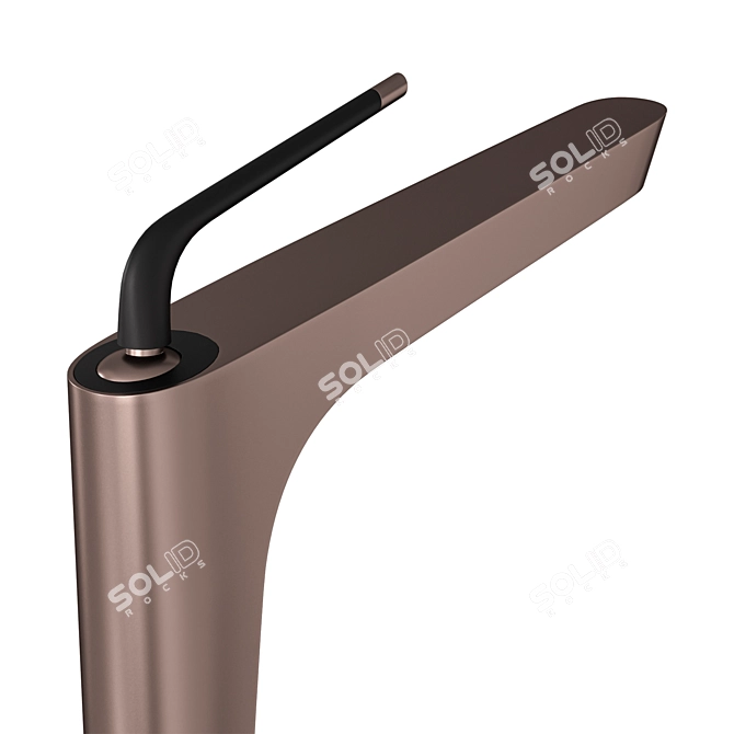 Sleek Form O'RAMA Faucet 3D model image 3