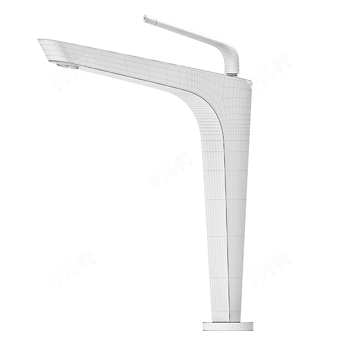 Sleek Form O'RAMA Faucet 3D model image 5