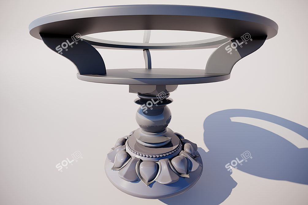 Modern Magazine Stand 3D model image 2