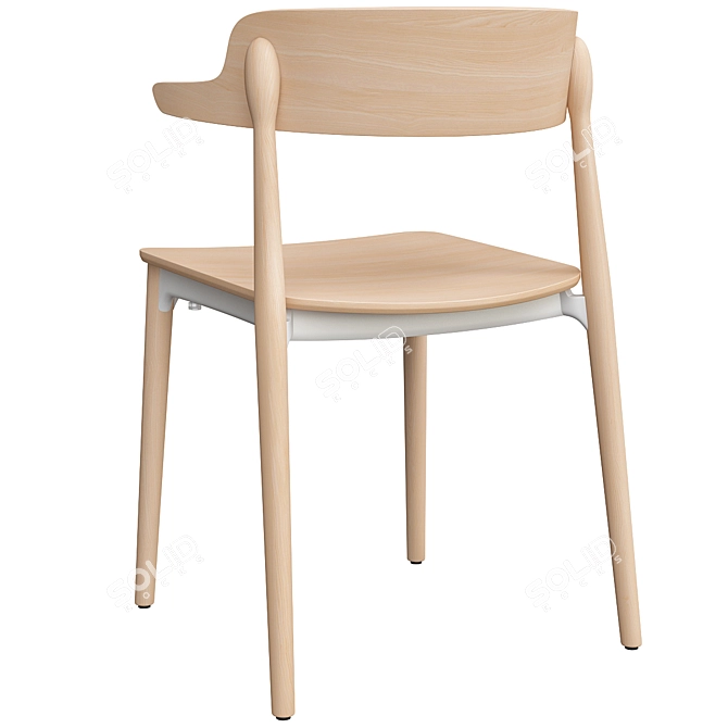 Modern Nemea 2825 Chair: Stylish Comfort 3D model image 6