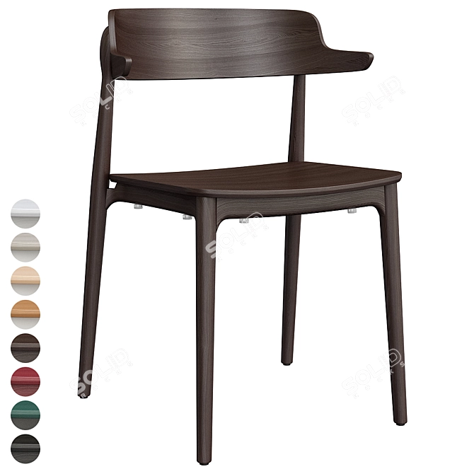 Modern Nemea 2825 Chair: Stylish Comfort 3D model image 14