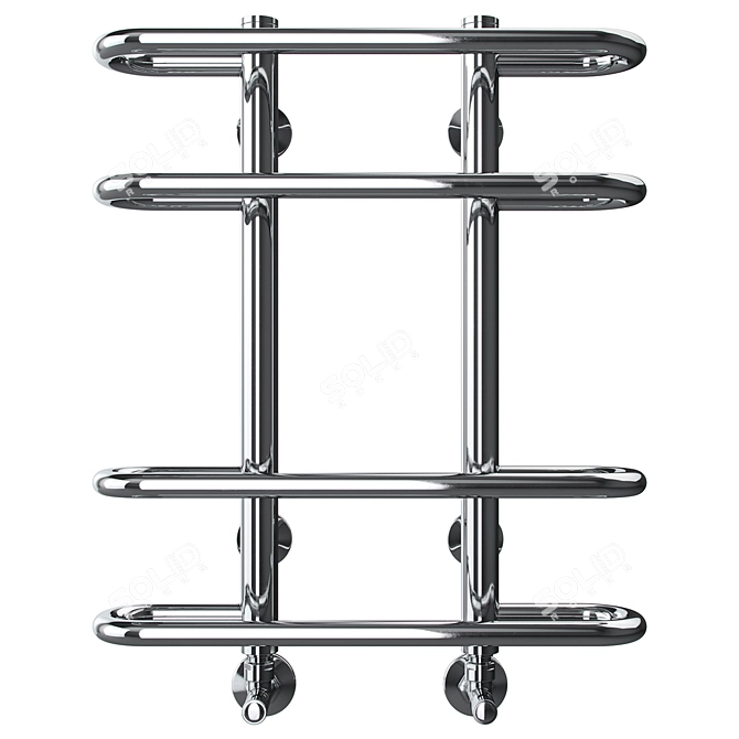 Sahara P4 500x596: Stylish Towel Warmer 3D model image 3