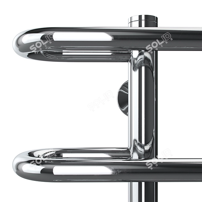 Sahara P4 500x596: Stylish Towel Warmer 3D model image 4