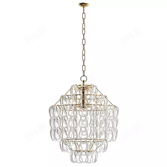 Giogali Pendant Chandelier 3D model image 1