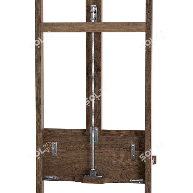 English Artist's Easel: Versatile and Stylish 3D model image 4