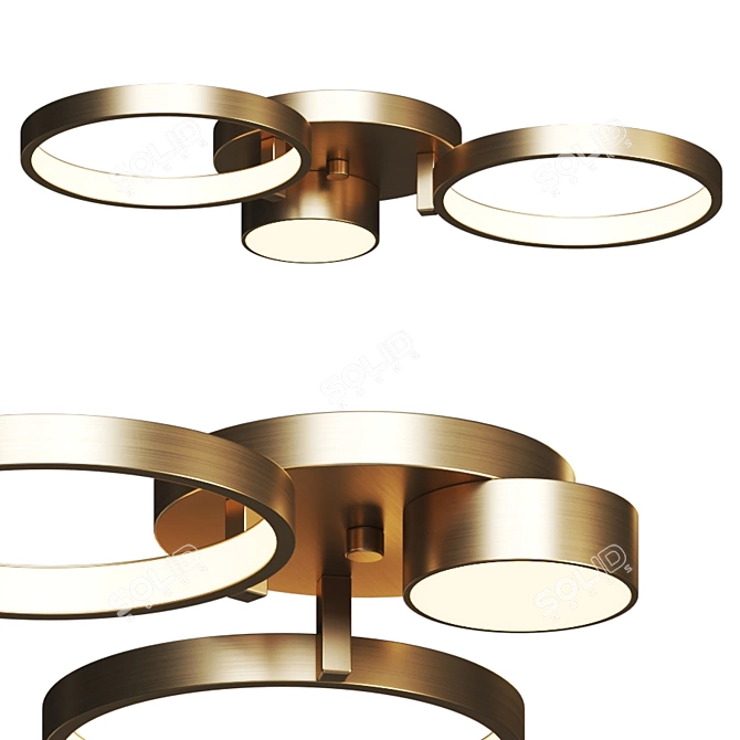 Modern LED Ceiling Light - JMZM 3D model image 1