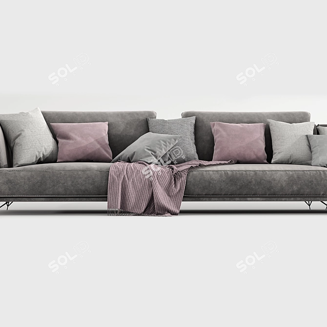 Elegant Ditre Italia Lennox Sofa 3D model image 9