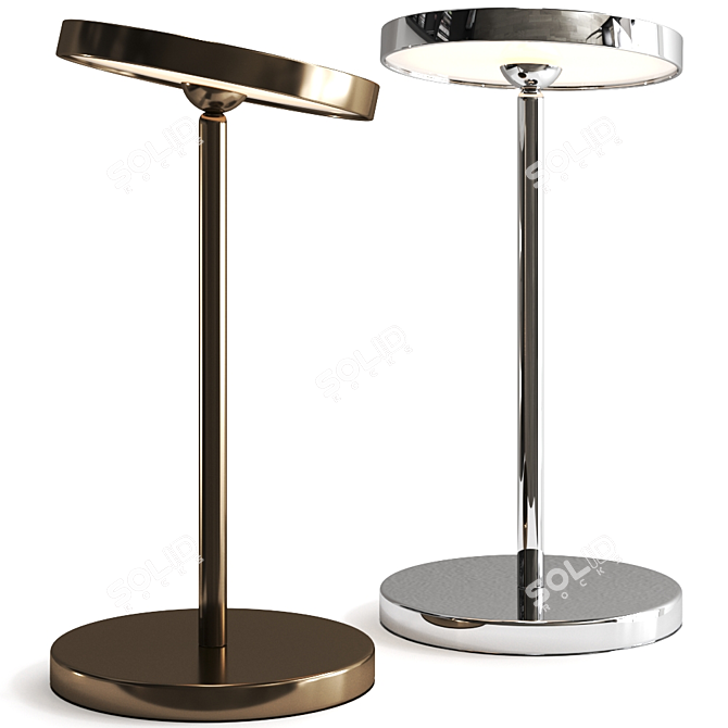 Sunshine Table Lamp: Stylish Illumination for Your Space 3D model image 1