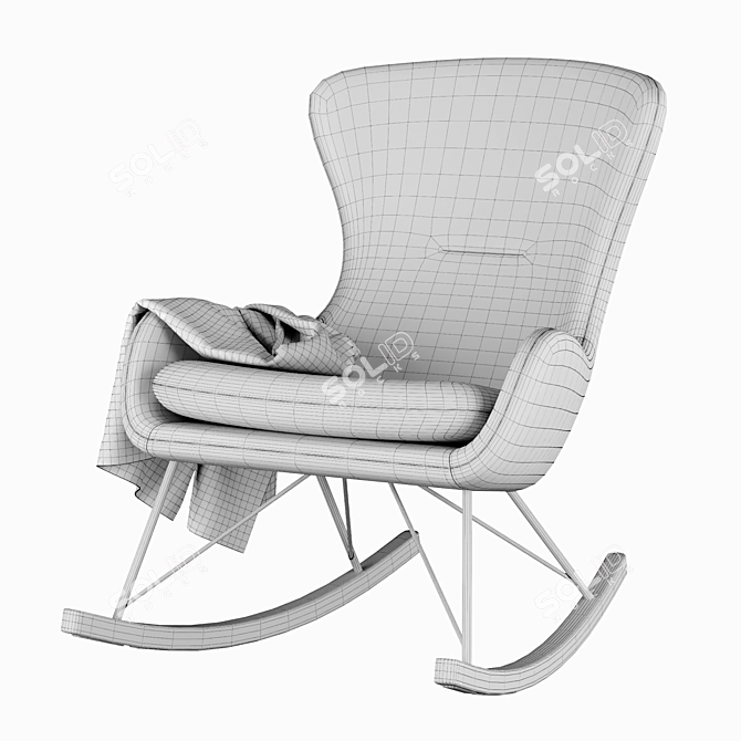 Elegant Raich Armchair - 2013 Edition 3D model image 4