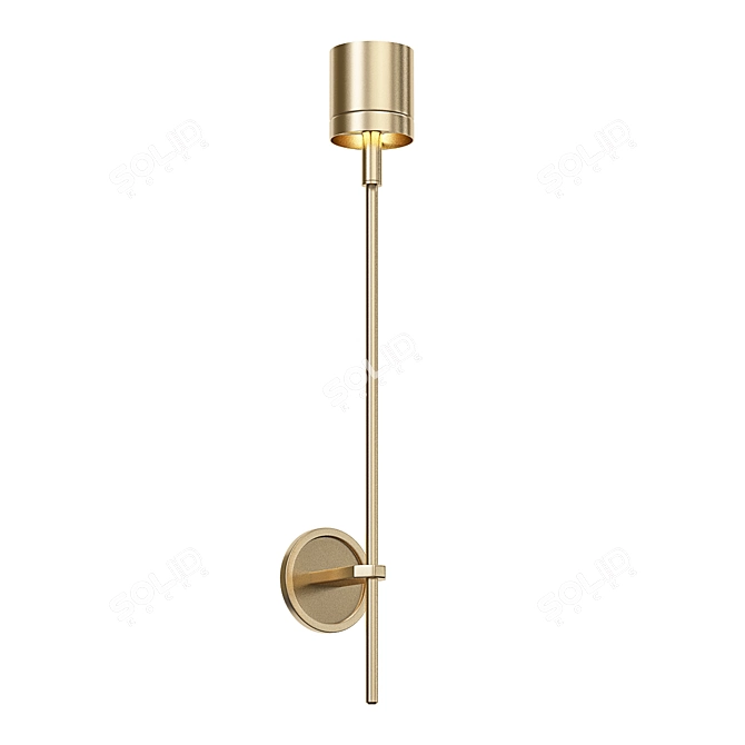 JBS Dauphine Sconce: Elegant Loft Lighting 3D model image 1