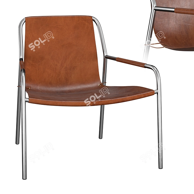 Elegant September Chair 3D model image 1