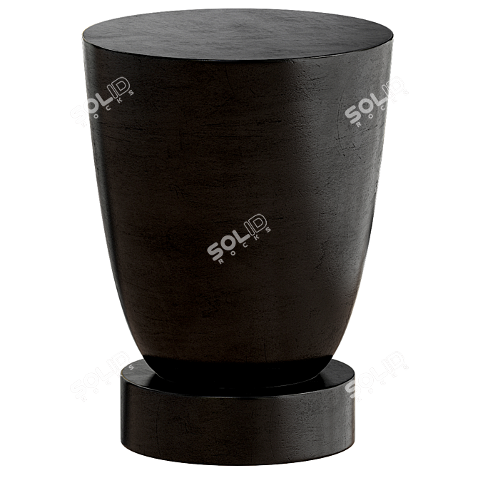 Tabita Bout de canapé: élégance en manguier 3D model image 1