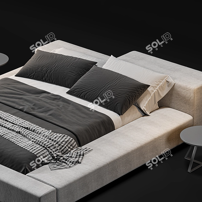 Modern Living Divani Extra Wall Bed 3D model image 2