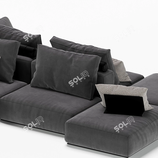 Westside Modular Sofa: Versatile Elegance for Any Space 3D model image 5