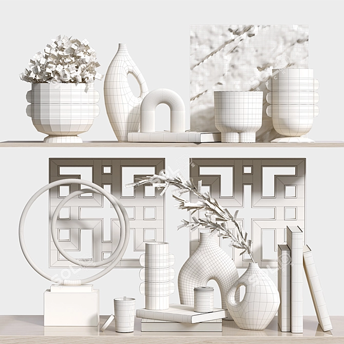 Versatile Decorative Set 1 3D model image 16