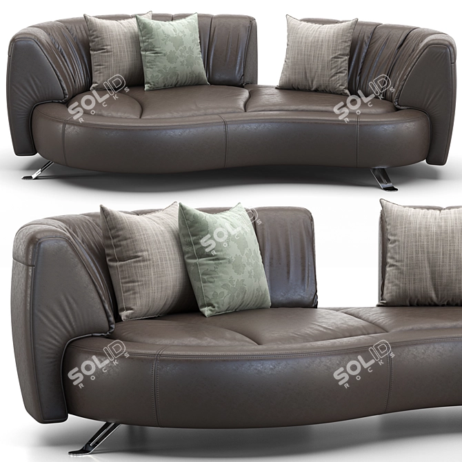 Modern Desede DS-164/29 Sofa 3D model image 1