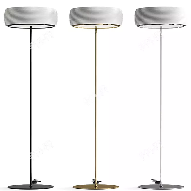 Inari 162: Elegant Illuminating Floor Lamp 3D model image 1