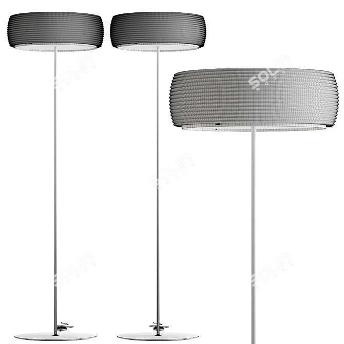 Inari 162: Elegant Illuminating Floor Lamp 3D model image 2