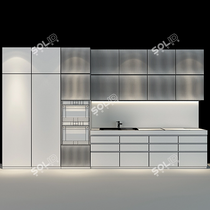 Essential Kitchen Set 3D model image 2